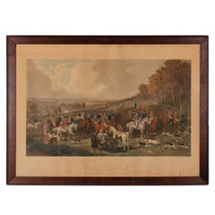 Antique Sporting Engravings - Melton Breakfast and the Meet of the Vine Hounds