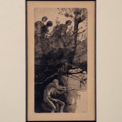 Marie Spitz Etching, Death Personified