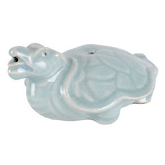 Korean Celadon Turtle Water Dropper