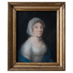 Portrait au pastel d'une dame, École anglaise, vers 1770