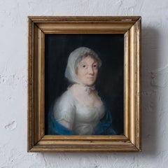 Portrait au pastel d'une dame, École anglaise, vers 1770