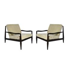 Pair of Sculptural Adrian Pearsall Lounge Chairs, Model 834-C, circa 1950s