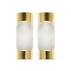 Brass Sconces by Doria Leuchten, Germany, 1960s 7