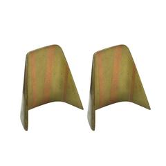 Rare Shovel Bookends in Bronze and Copper by Ben Seibel for Jenfredware