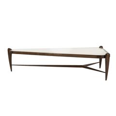 Sculptural Large Scale Coffee Table in the Style of T.H. Robsjohn-Gibbings
