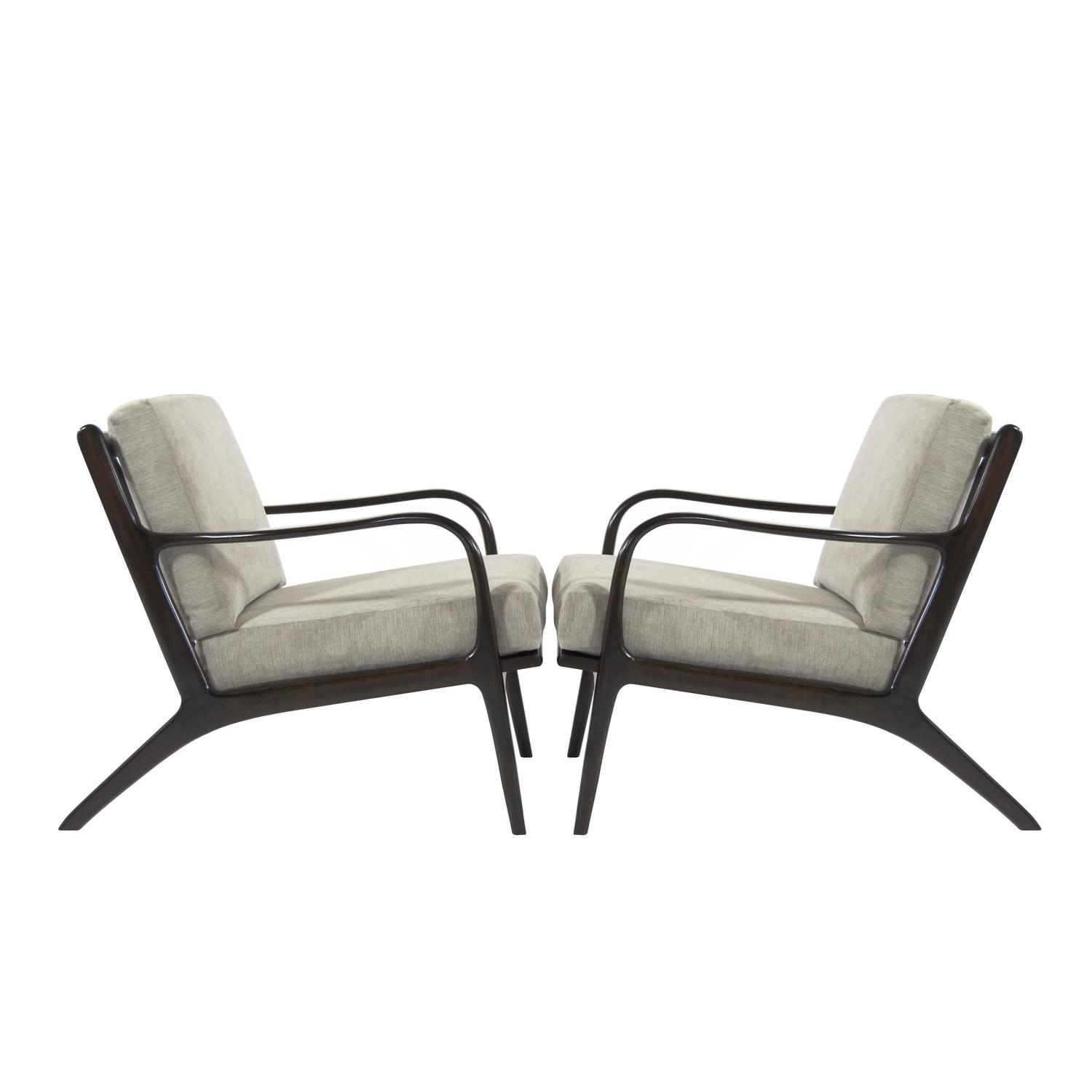 . Adrian Pearsall Model C Lounge Chairs At Stdibs . adrian pearsall model c lounge chairs at stdibs
