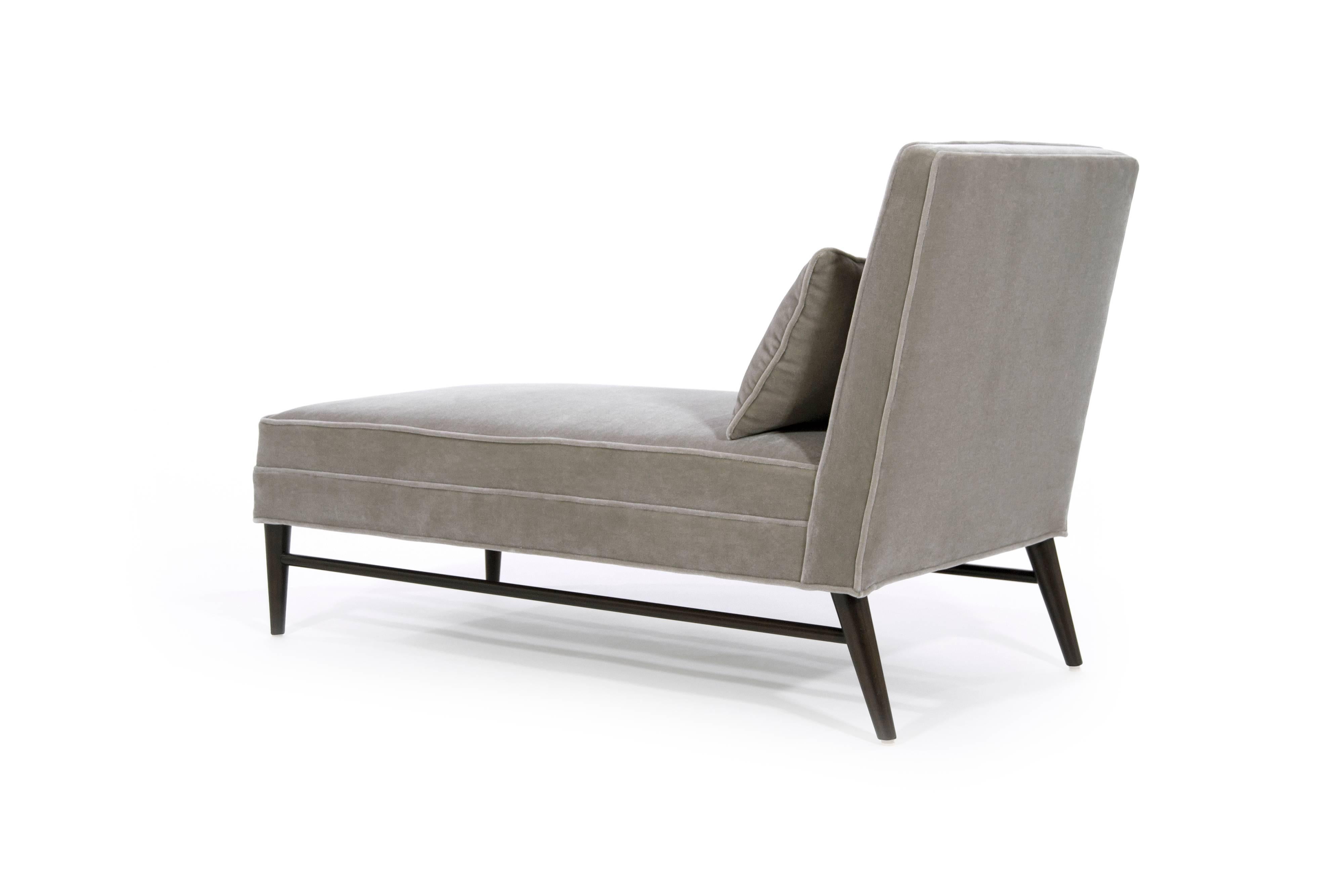 Mid-Century Modern Paul McCobb for Directional Chaise Lounge in Mohair