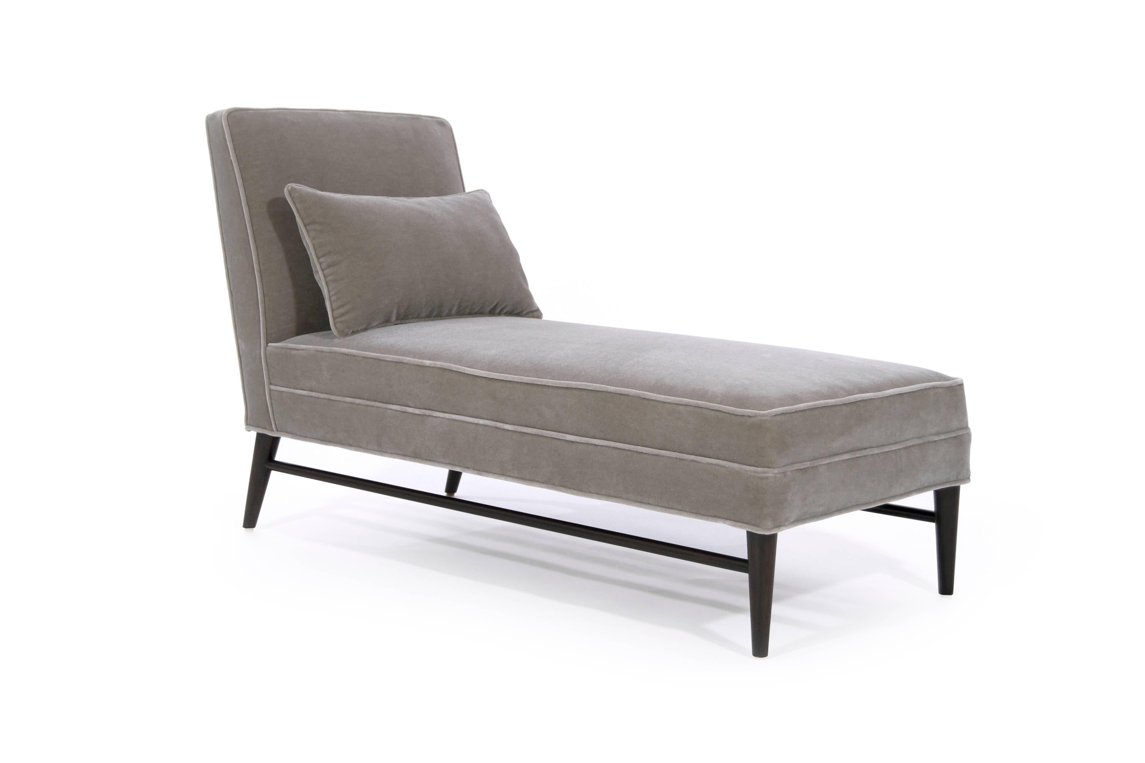 American Paul McCobb for Directional Chaise Lounge in Mohair
