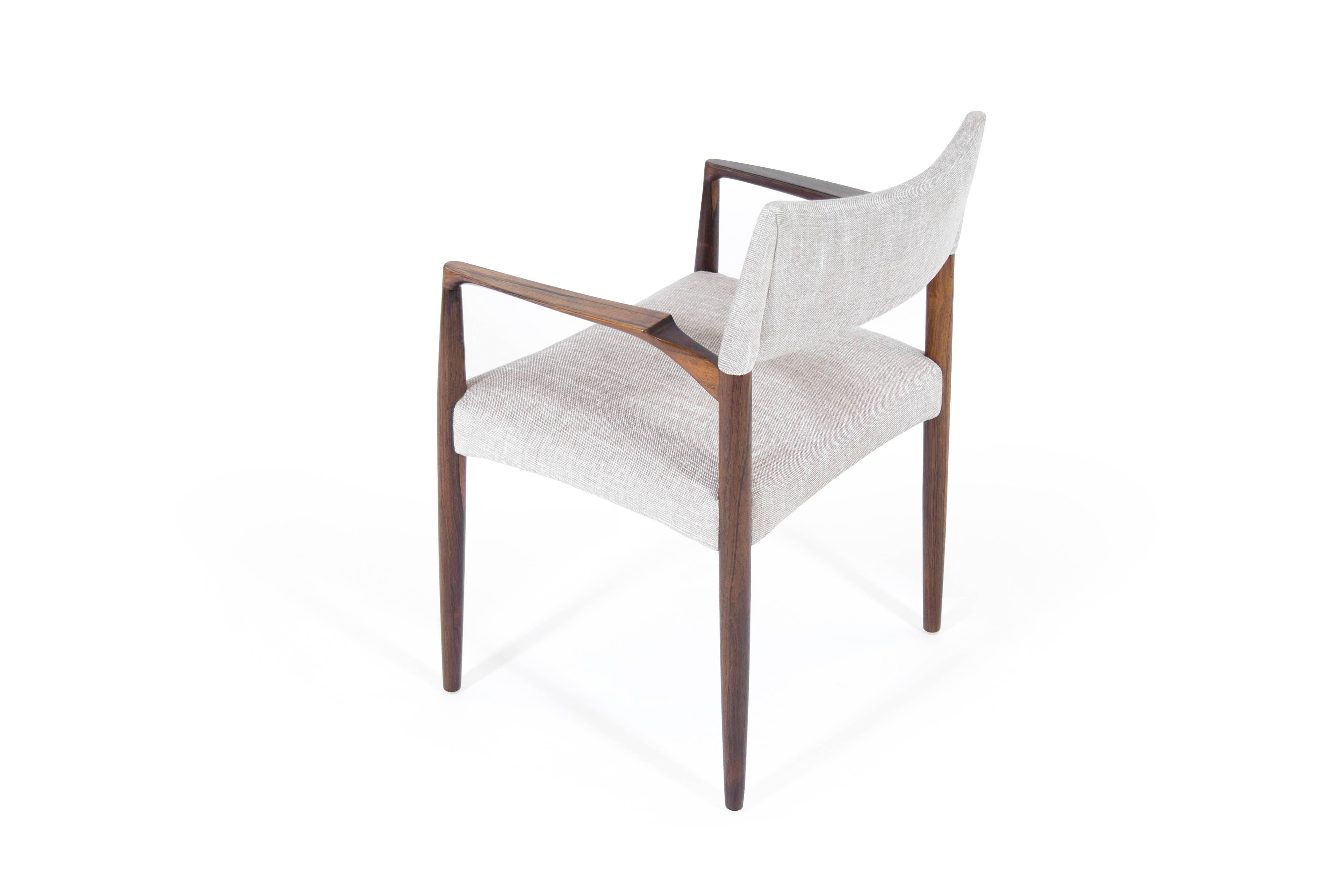 Rosewood Armchair by Aksel Bender Madsen, Denmark, 1960s In Excellent Condition In Westport, CT