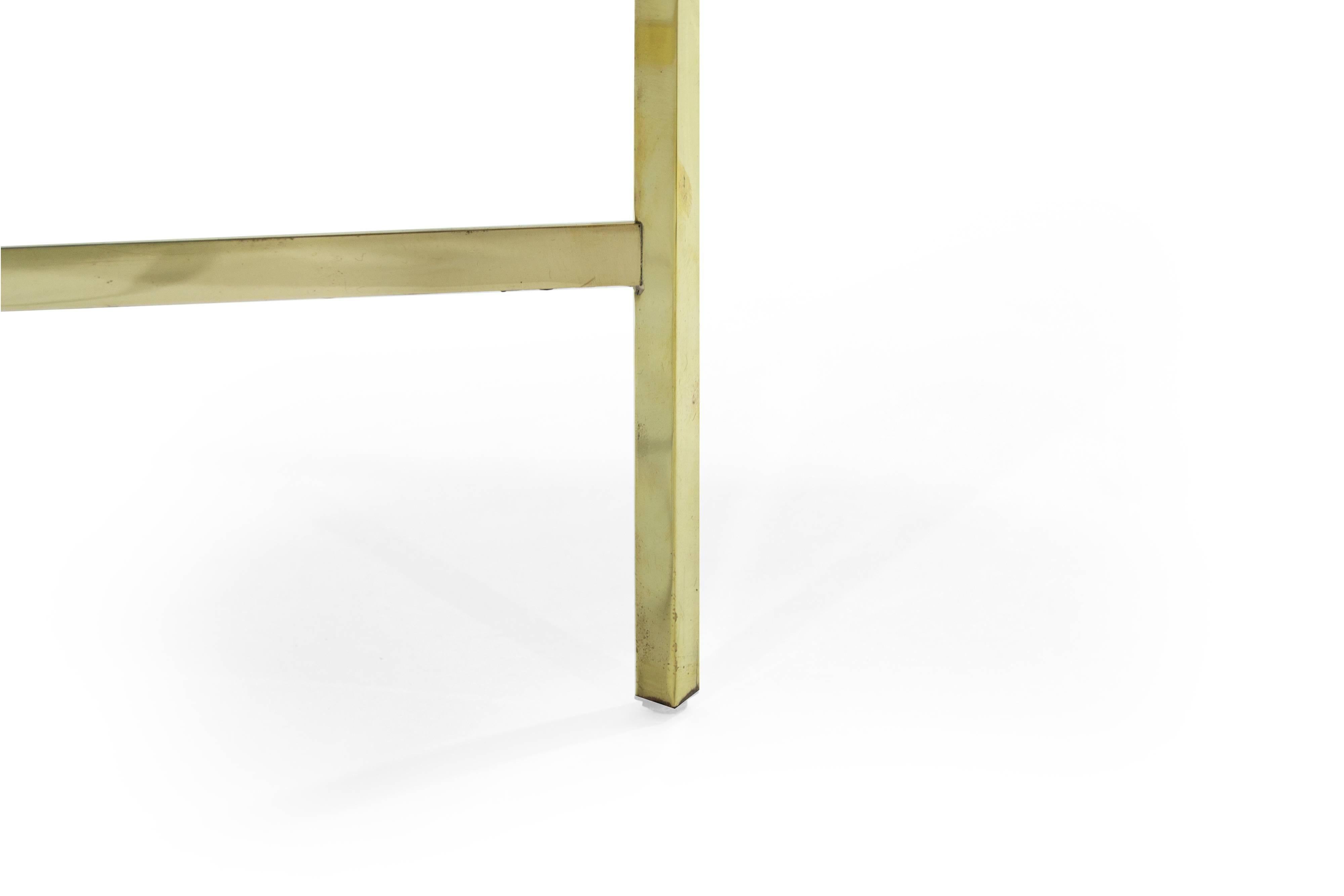 20th Century X-Base Brass Stools by Paul McCobb for Directional