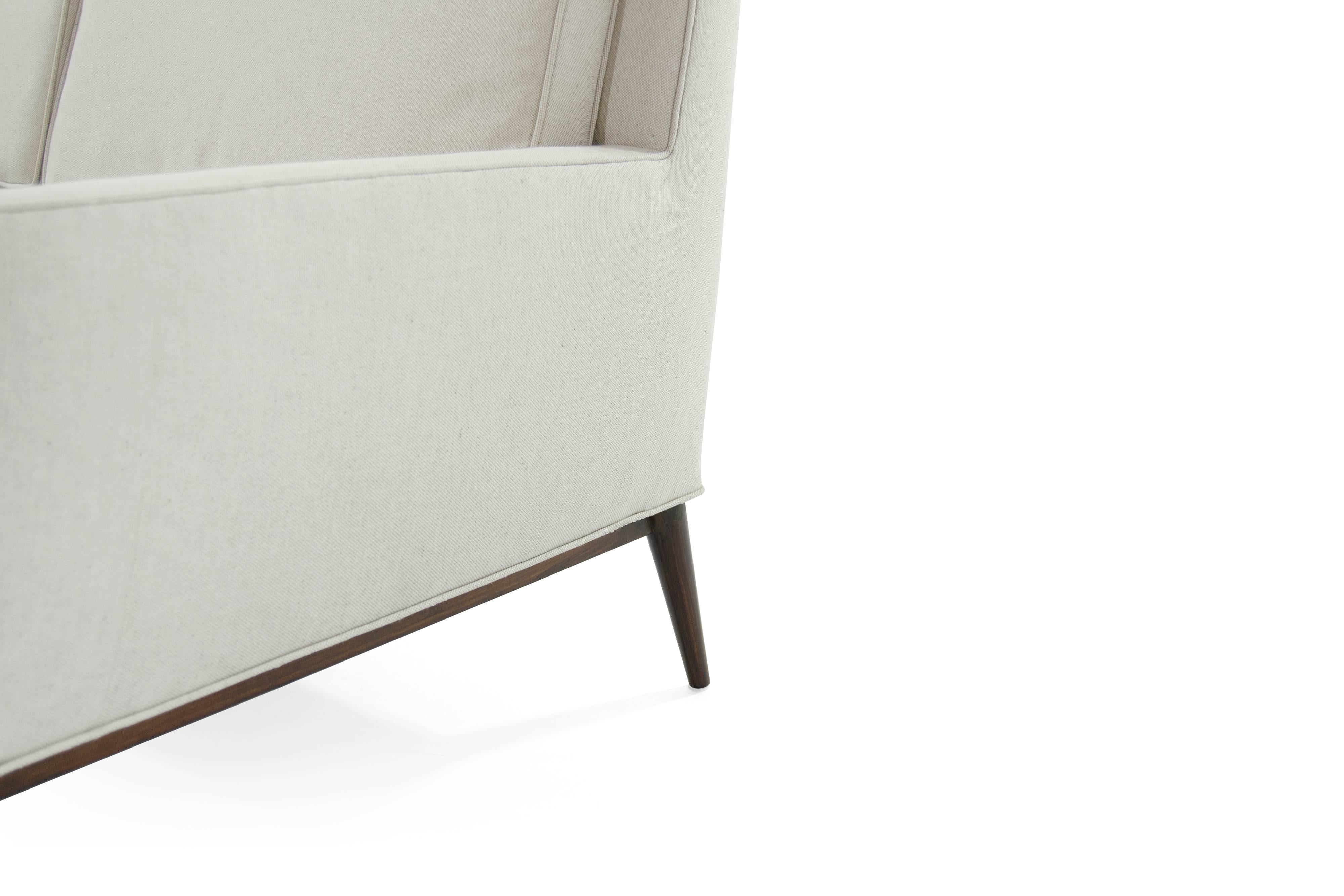American Sofa in Linen by Paul McCobb, Model #1307