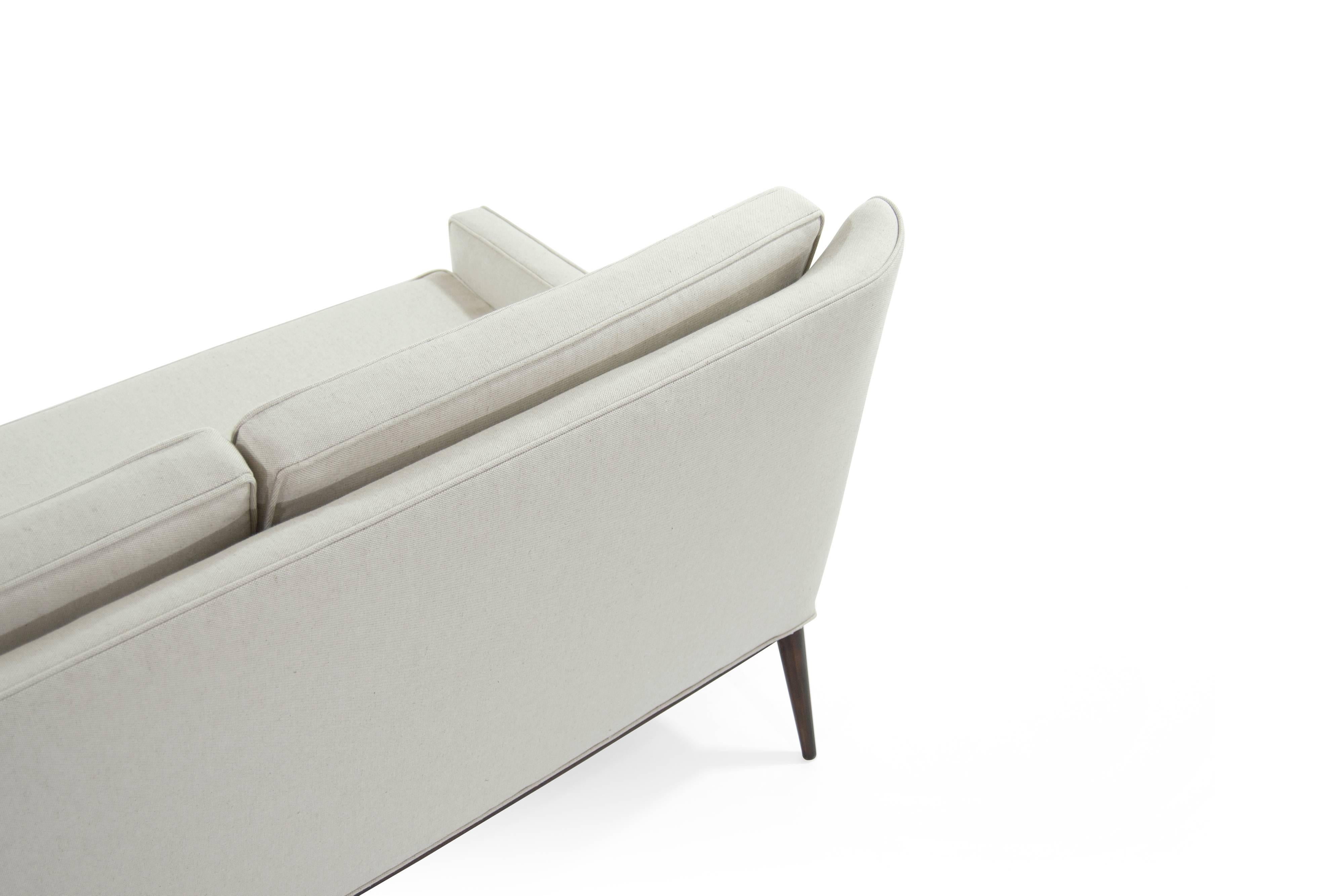 Sofa in Linen by Paul McCobb, Model #1307 In Excellent Condition In Westport, CT