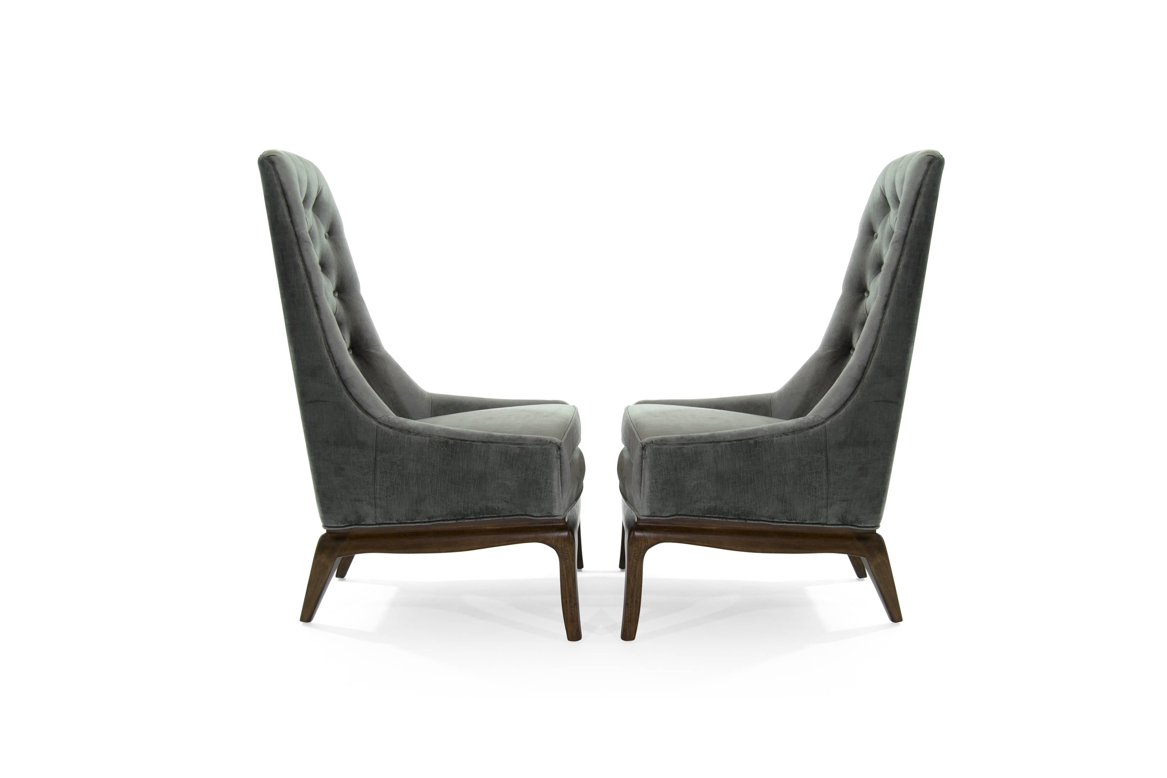 American Modern Era T.H. Robsjohn-Gibbings Style Lounge Chairs