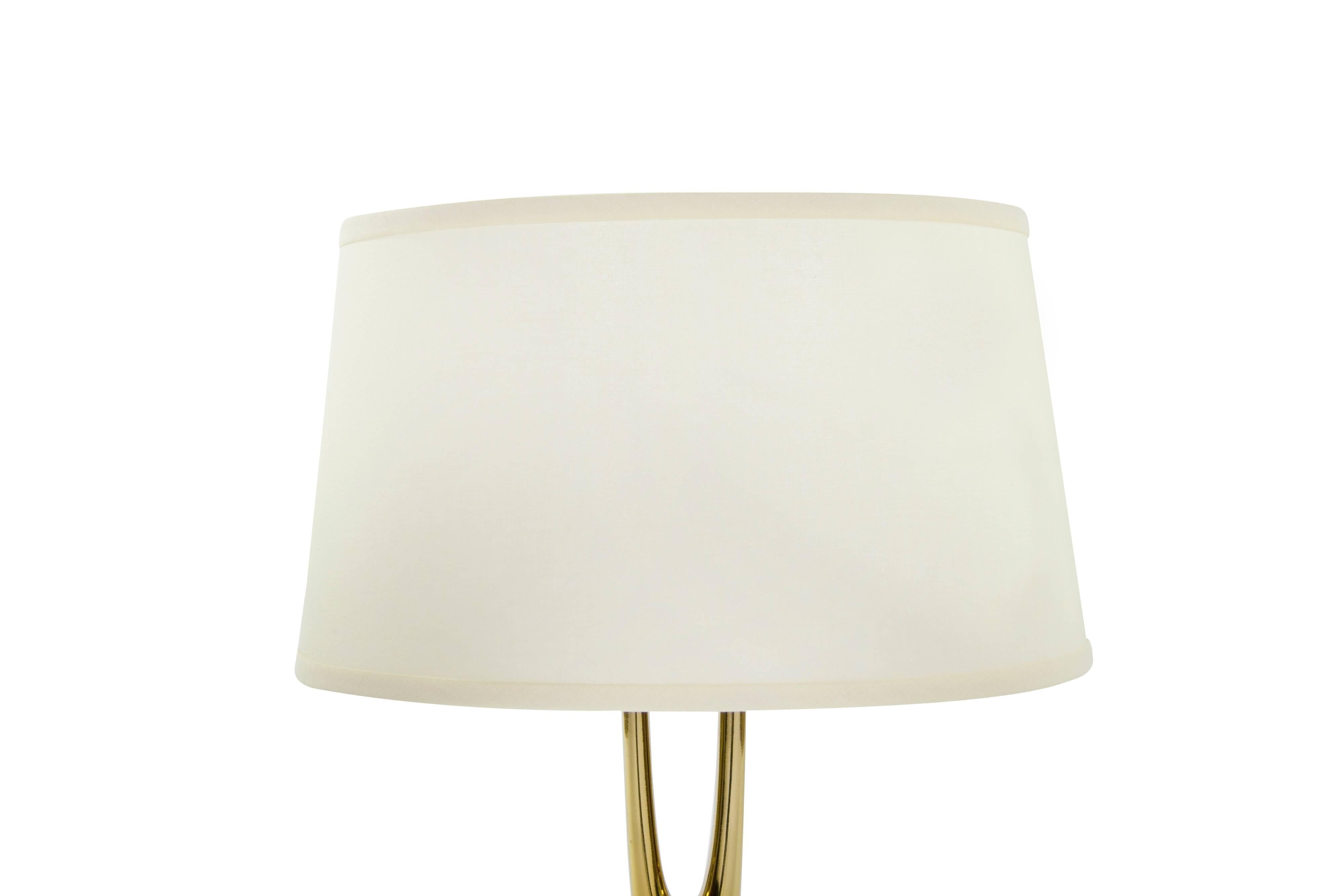 Laurel Lamp Company Wishbone Table Lamps In Excellent Condition In Westport, CT