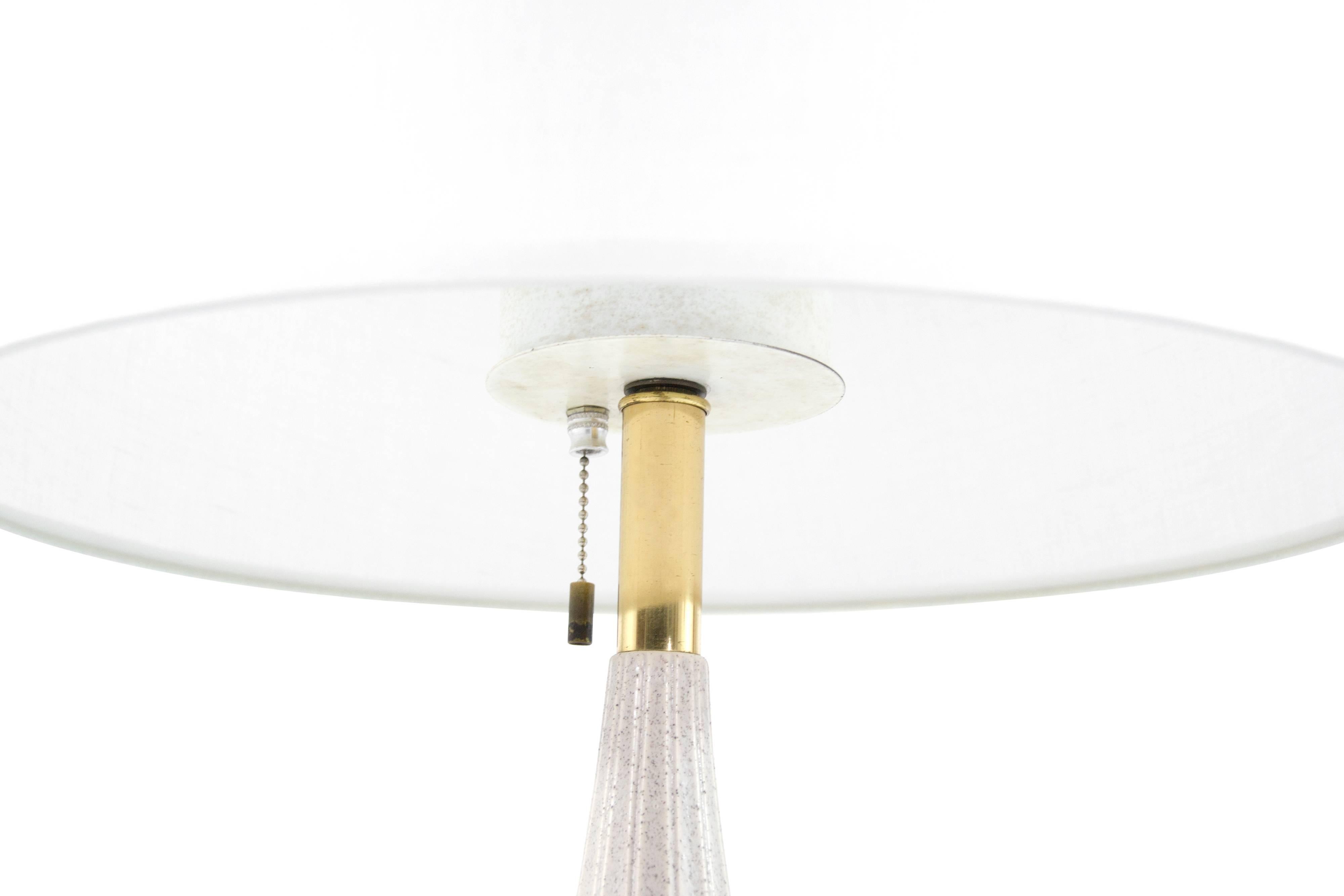 Mid-Century Modern Porcelain Table Lamp by Gerald Thurston for Lightolier, 1950s