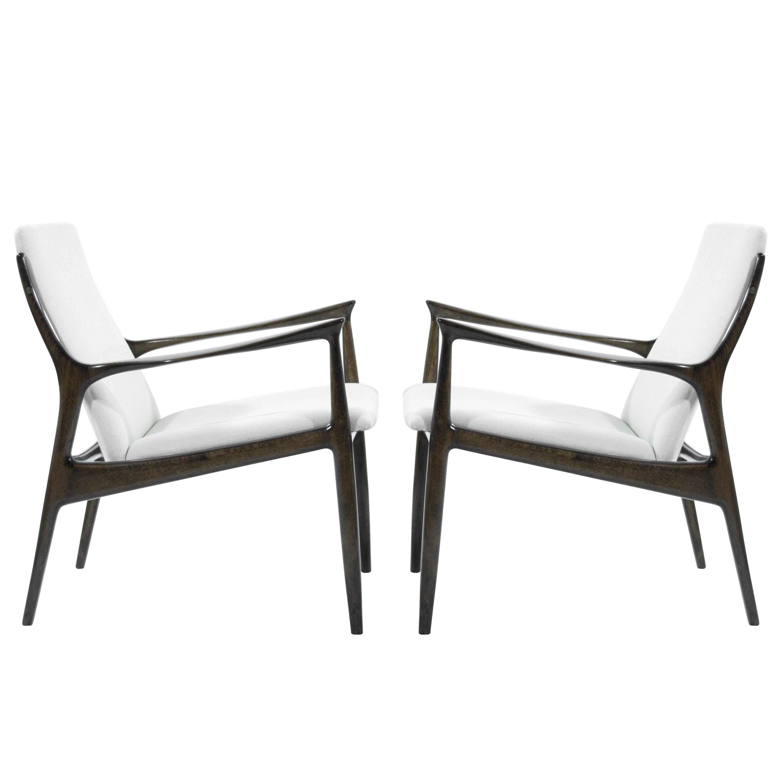 Lounge Chairs by Ib Kofod-Larsen