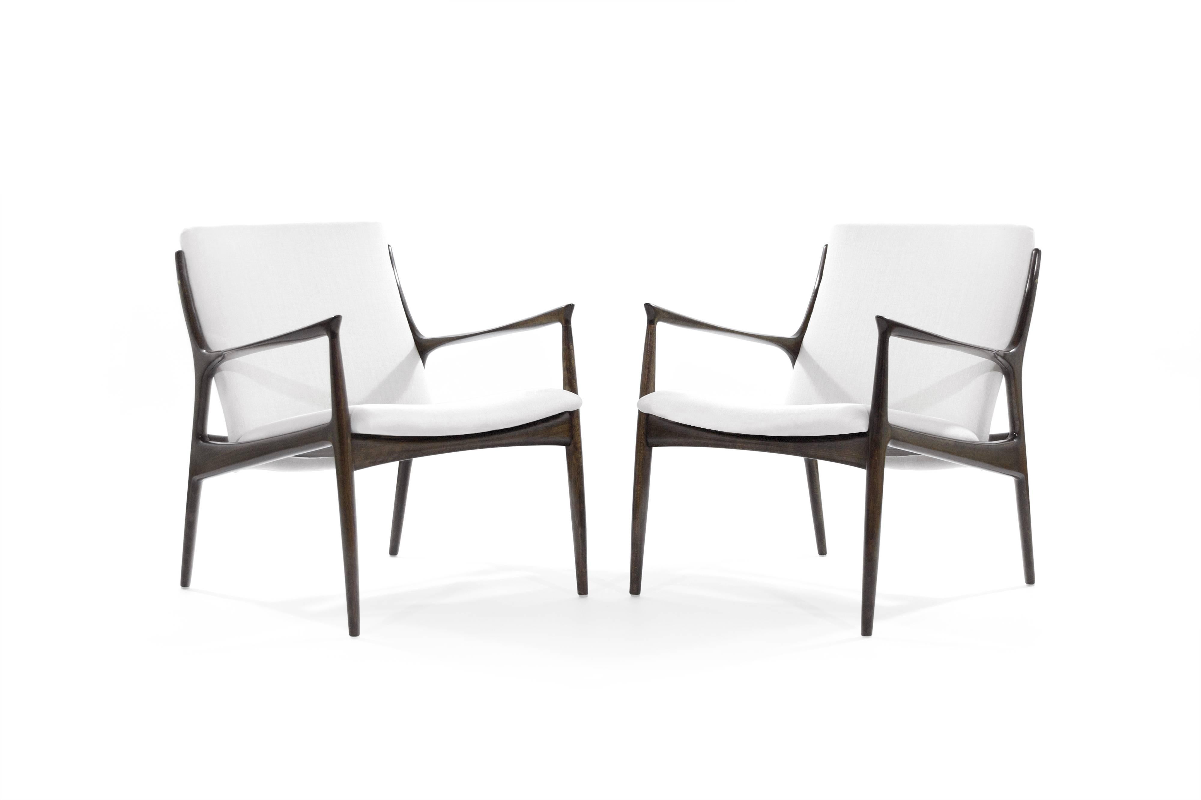Scandinavian Modern Lounge Chairs by Ib Kofod-Larsen