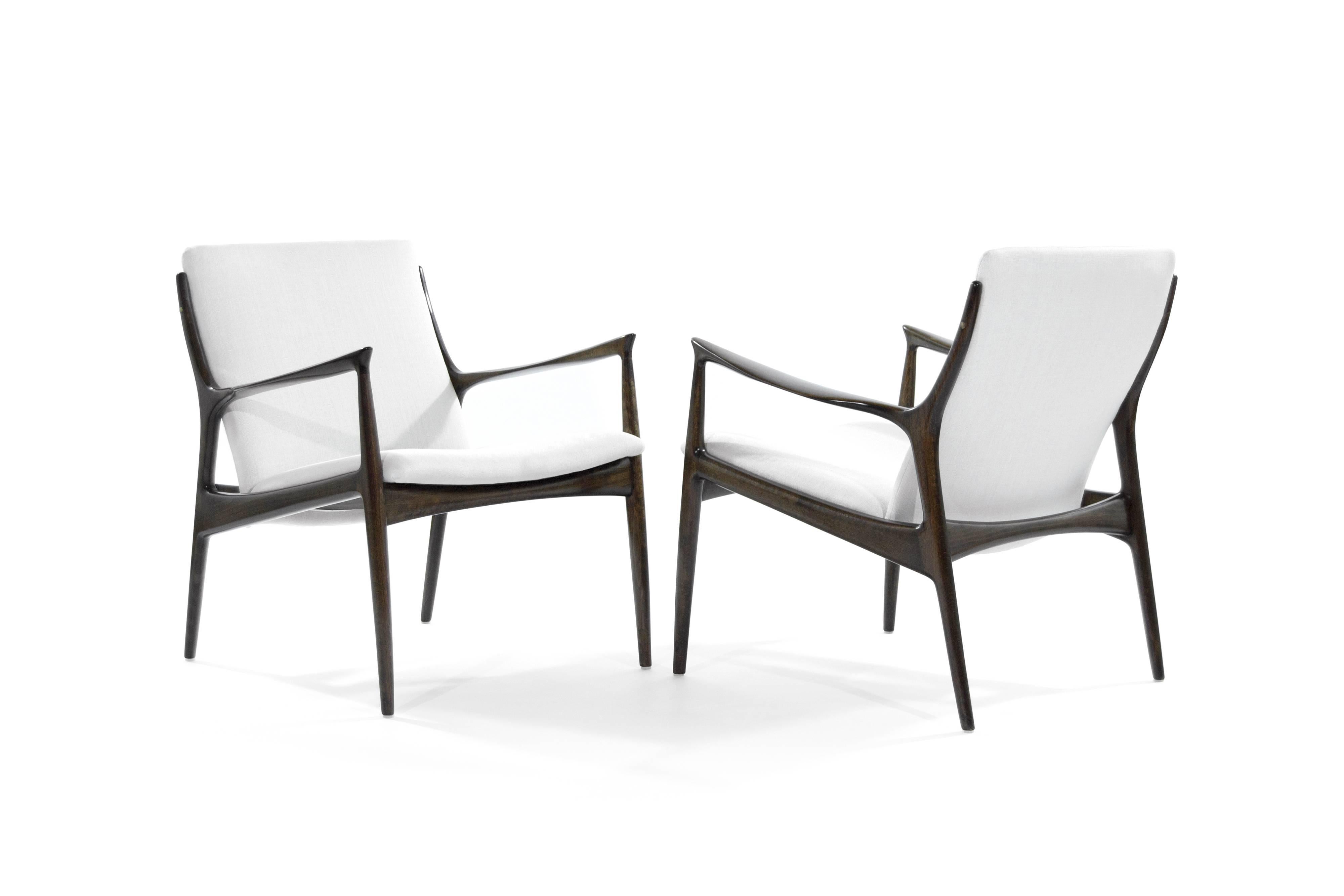 Danish Lounge Chairs by Ib Kofod-Larsen