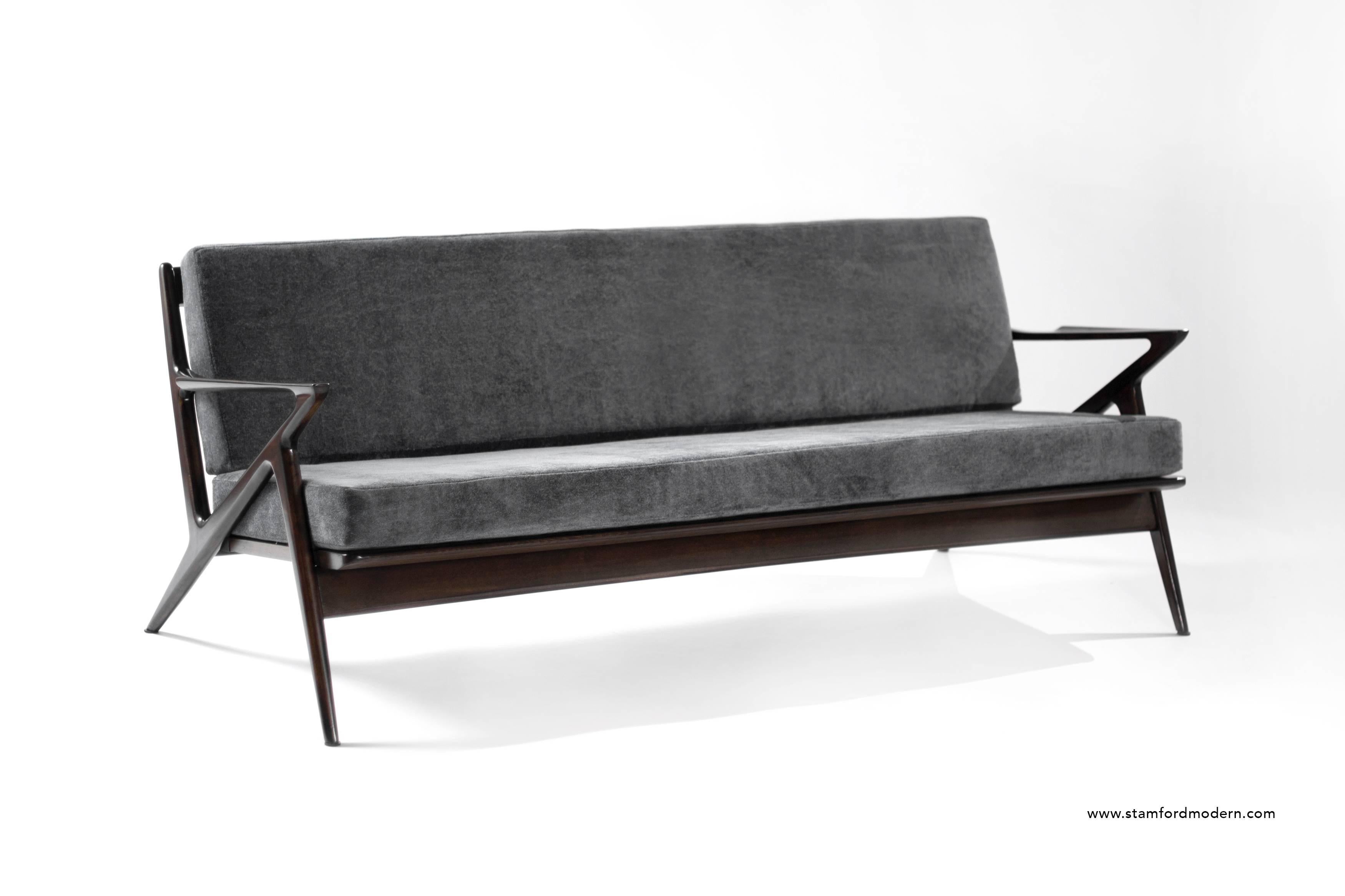 Stained Poul Jensen for Selig Z Sofa