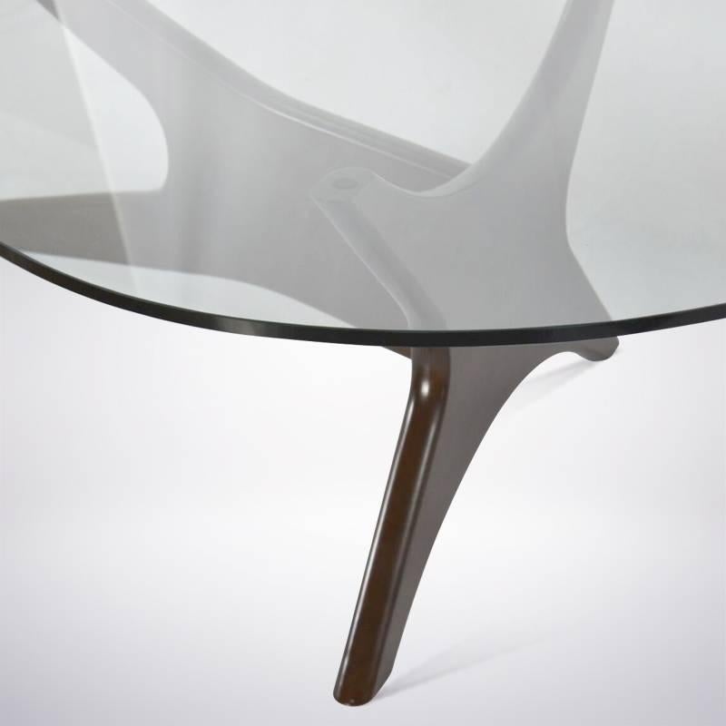 Biomorphic Cocktail Table by Adrian Pearsall In Excellent Condition In Westport, CT