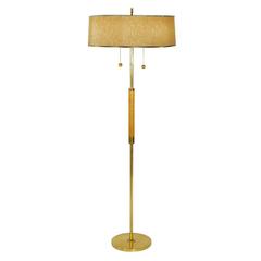 Gerald Thurston for Lightolier Brass Floor Lamp 10