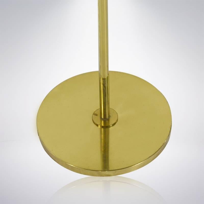 American Gerald Thurston for Lightolier Brass Floor Lamp
