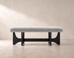 Banco de la serie Artisanal 48 en roble «Blackout» de Stamford Modern