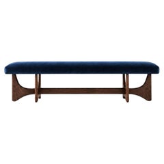 Artisanal Bench Series 72 in Dark Walnut by Stamford Modern