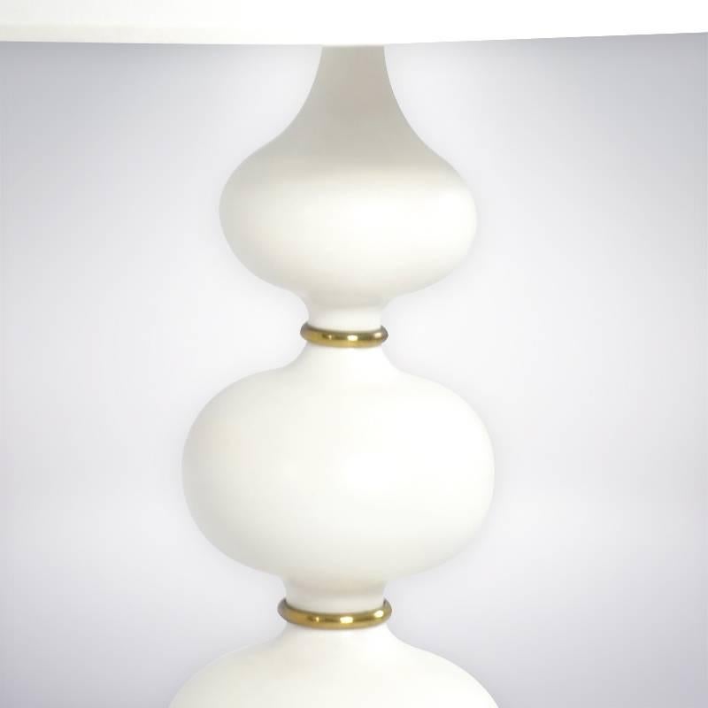 Porcelain Table Lamp by Gerald Thurston for Lightolier 2