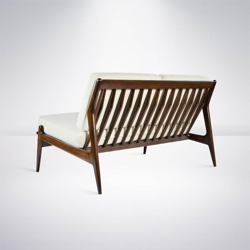 Danish Poul Jensen for Selig Armless Loveseat