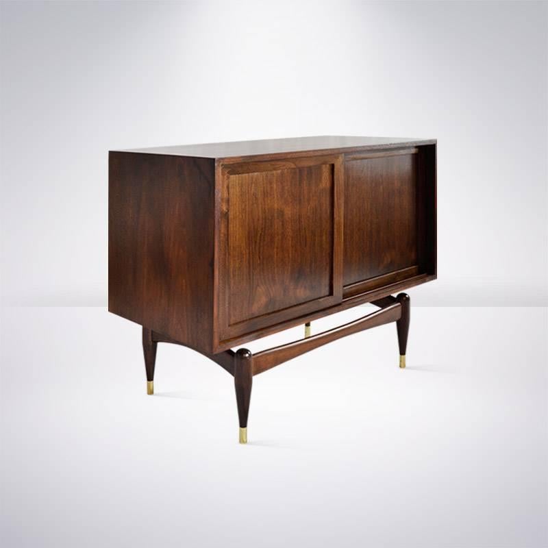 Mid-Century Modern Sculptural Kagan Style Floating Console 