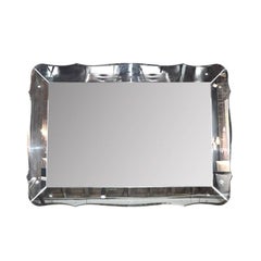 Large Scale Scalloped Mirror, circa 1940s