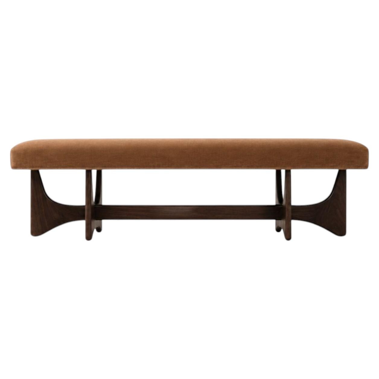 Artisanal Bench Series 60 in Espresso Walnut by Stamford Modern