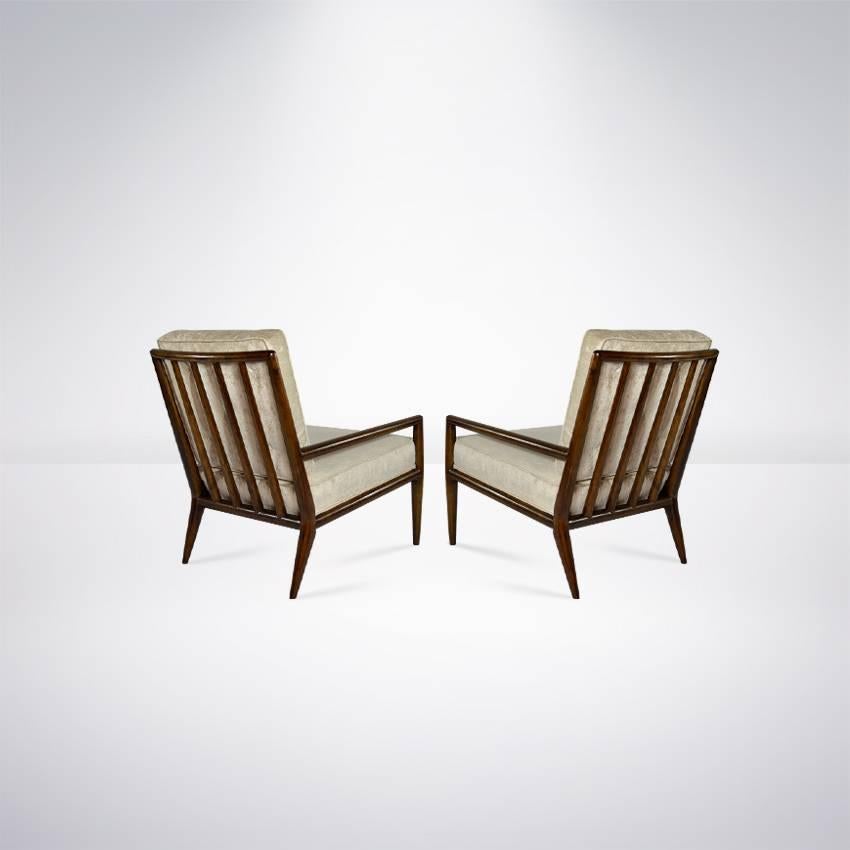 Mid-Century Modern Pair of T.H. Robsjohn-Gibbings for Widdicomb Lounge Chairs