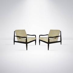 Pair of Sculptural Adrian Pearsall Lounge Chairs, Model 834-C, circa 1950s