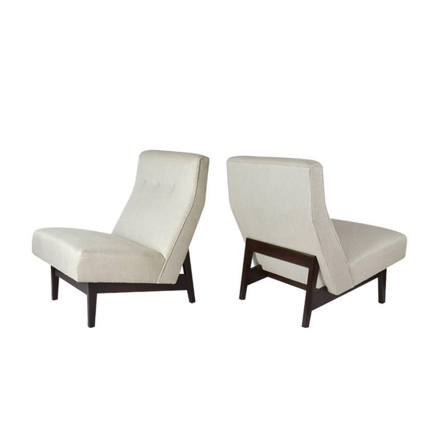 Jens Risom Armless Lounge Chairs