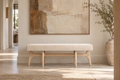 Banc Odyssey série 60, finition noyer foncé, par Stamford Modern