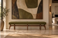 Odyssey Bench Series 96 in Special Walnut by Stamford Modern