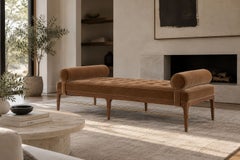 Linear Daybed – Double Bolster in Natural Walnut Series 72