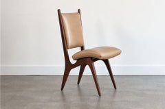 Set of Six Vladimir Kagan Sculpted Sling Dining Chairs, Model VK 101