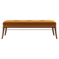 Sabre Leg Bench Series 60 in Special Walnut by Stamford Modern