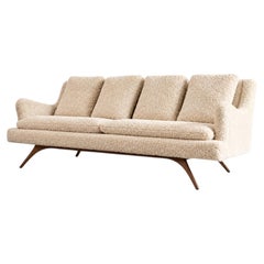 Venetian Sofa by Vladimir Kagan in Shearling, C. 1950s