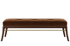 Sabre Leg Bench Series 60 in Dark Walnut by Stamford Modern