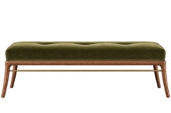 Sabre Leg Bench Series 60 in Natural Walnut by Stamford Modern