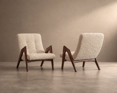 Scoop Lounge Chairs by Adrian Pearsall, Model CW 705, C. 1950s
