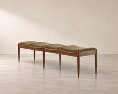 Wave IV Bench in Special Walnut by Stamford Modern