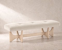 Artisanal Bench Series 60 in White Oak by Stamford Modern