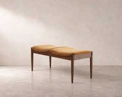 Wave II Bench in Dark Walnut by Stamford Modern