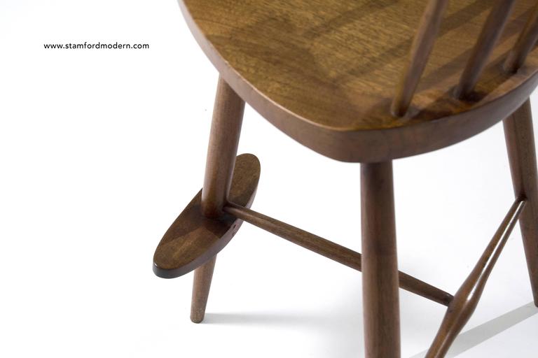 Set of Three Mira Bar Stools by Nakashima For Sale at 1stdibs