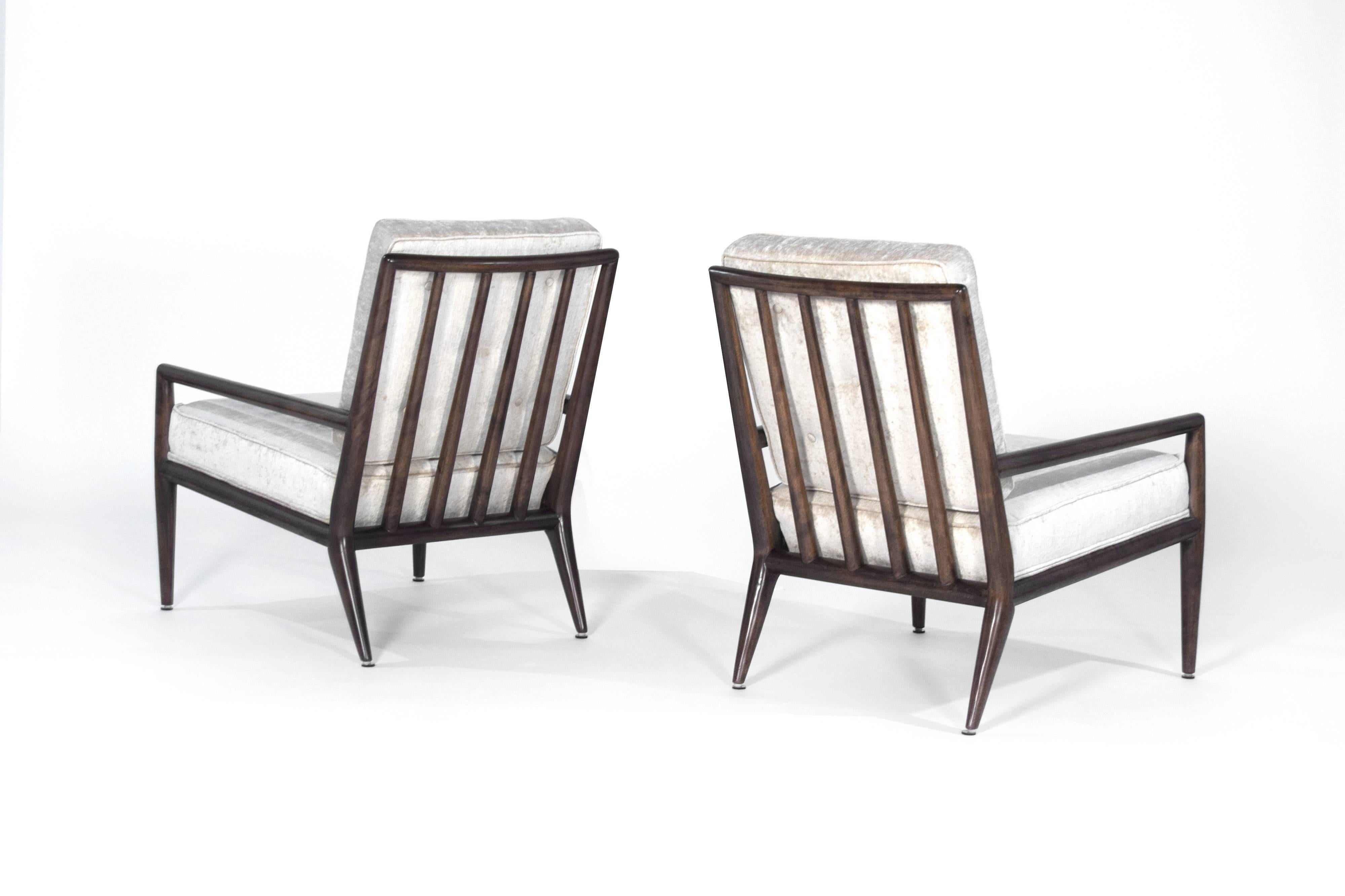 Mid-Century Modern Pair of T.H. Robsjohn-Gibbings for Widdicomb Lounge Chairs